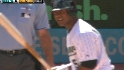 Martinez's first MLB hit