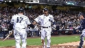 Jeter scores on a walk