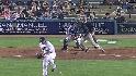 Billingsley gets hit, then the out