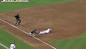 Olivo's strong throw