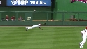 Bernadina's great diving catch
