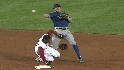 Blanco starts the double play