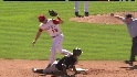 Pierre steals second