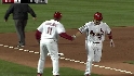 Pagnozzi's first MLB homer