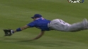Fukudome's diving grab