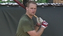 Morneau works out with Twins