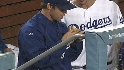 Ausmus manages the Dodgers