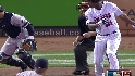 Hudson scores on a passed ball