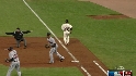 Torres reaches on Conrad's error