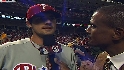 Hamels on his shutout