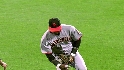 Renteria's juggling catch