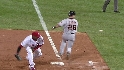 Huff scores on Polanco's error