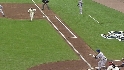 Huff grabs a bunt