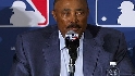 Selig congratulates Gaston