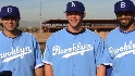 Dodgers on throwback uniforms