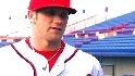 Harper happy to be at first camp