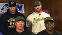 Marlins visit troops overseas