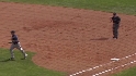 Iglesias' strong throw