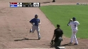 DeWitt's leadoff triple