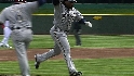Weeks' leadoff homer