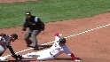 Drew out at third