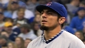 Garza's eight strikeouts