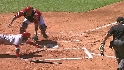 Upton's strong throw