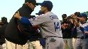 Giants, Dodgers address fans