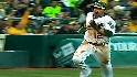 A's doubles power win