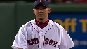 Dice-K's first relief appearance