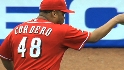 Cordero yells at Cards' dugout