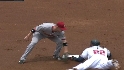 Heyward steals second