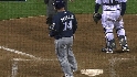 Lucroy's RBI hit-by-pitch