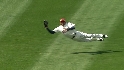 Carrera's diving catch