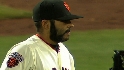 Romo strikes out the side