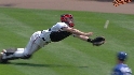 Tatum's diving catch