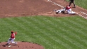 Cueto picks off Ethier