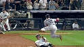 Aceves induces big double play
