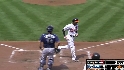 Jones doubles, scores on error