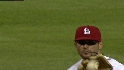 Kozma turns a double play