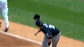 Gamel hit by wayward helmet