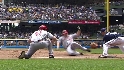 Gomez's strong throw