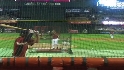 Middlebrooks at batting practice