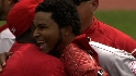 Angels on Santana's no-no