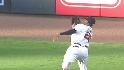 Heyward's nice catch