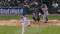 Frasor gets K in debut