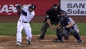Figgins breaks up no-hit bid