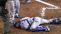 Treanor leaves after collision