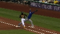 Pena flashes the leather