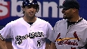 Cards, Brewers hit batters